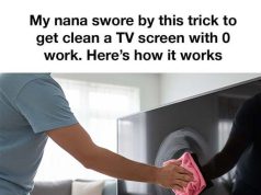 My nana swore by this trick to get clean a TV screen with 0 work. vid