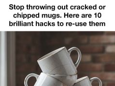 Stop throwing out cracked or chipped mugs. vid