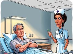 A big-shot attorney ended up in the hospital for a few days