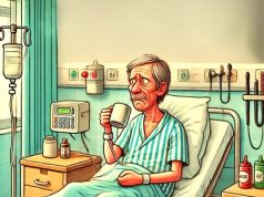 A very modest man was in the hospital undergoing a series of tests