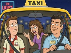 A wife decides to surprise her husband