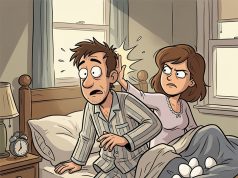 Bob comes home drunk one night, slids into bed beside wife