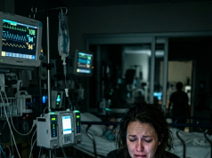 My daughter was in the hospital. No one from my family came