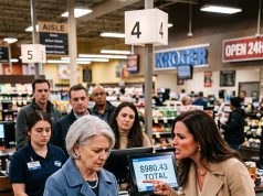 My daughter filled 3 shopping carts, and when the cashier announced the total was $980
