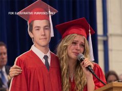 I Brought a Cardboard Cutout of a Boy to My Graduation—My Classmates Laughed and Mocked Me, Until I Stepped Up to the Microphone and Revealed Why He Was There.